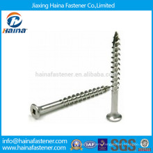Stainless Steel 304 316 Square Drive Wood Screw